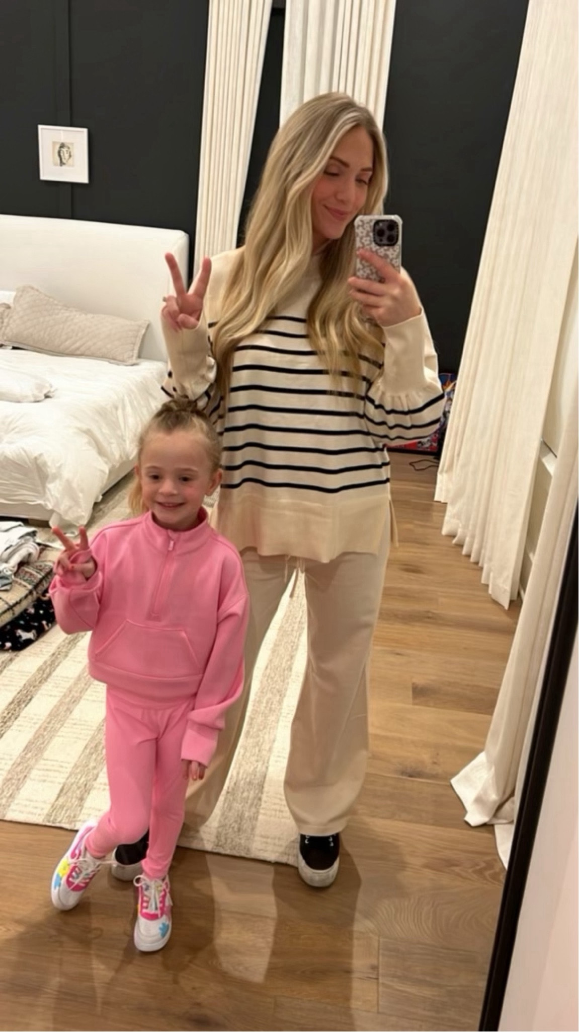 Getting ready to go to Target with Posie in our  comfy lounge sets!✌️💓 

#LTKMostLoved #LTKGiftGuide #LTKstyletip