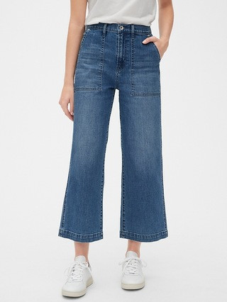 '80s Worker High Rise Wide-Leg Jeans | Gap (CA)