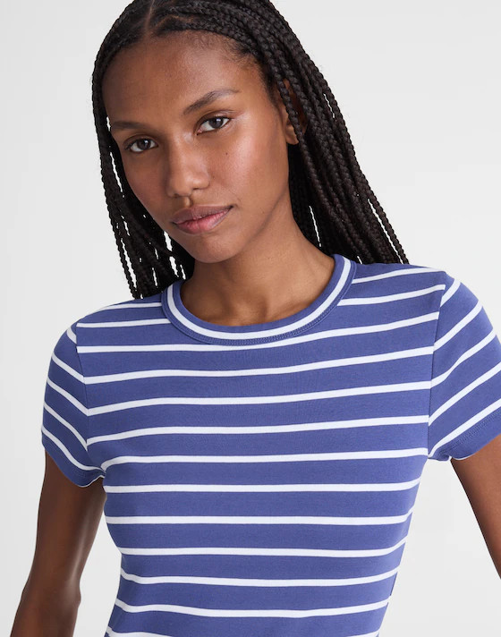 Crewneck Maxi T-Shirt Dress in Compact Cotton | Madewell