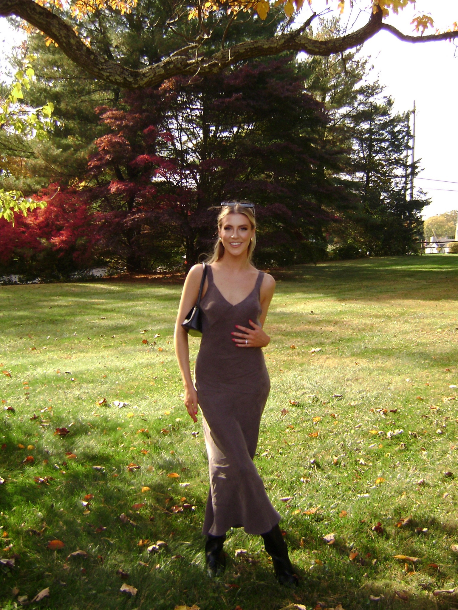 Fall dress, dresses for late summer early fall, fall midi dress, fall maxi dress, what to wear with jean jacket, fall looks, what to wear this weekend, day date looks, winery outfits, what to wear to a winery, fall winery outfits, grey maxi dress, suede maxi dress, maxi dress to wear with boots, midi dress to wear with boots 🍁✌🏽🤎🍷

#LTKGiftGuide #LTKSeasonal #LTKfindsunder100