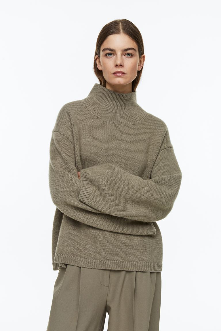 Oversized trui van kasjmiermix | H&M (DE, AT, CH, NL, FI)