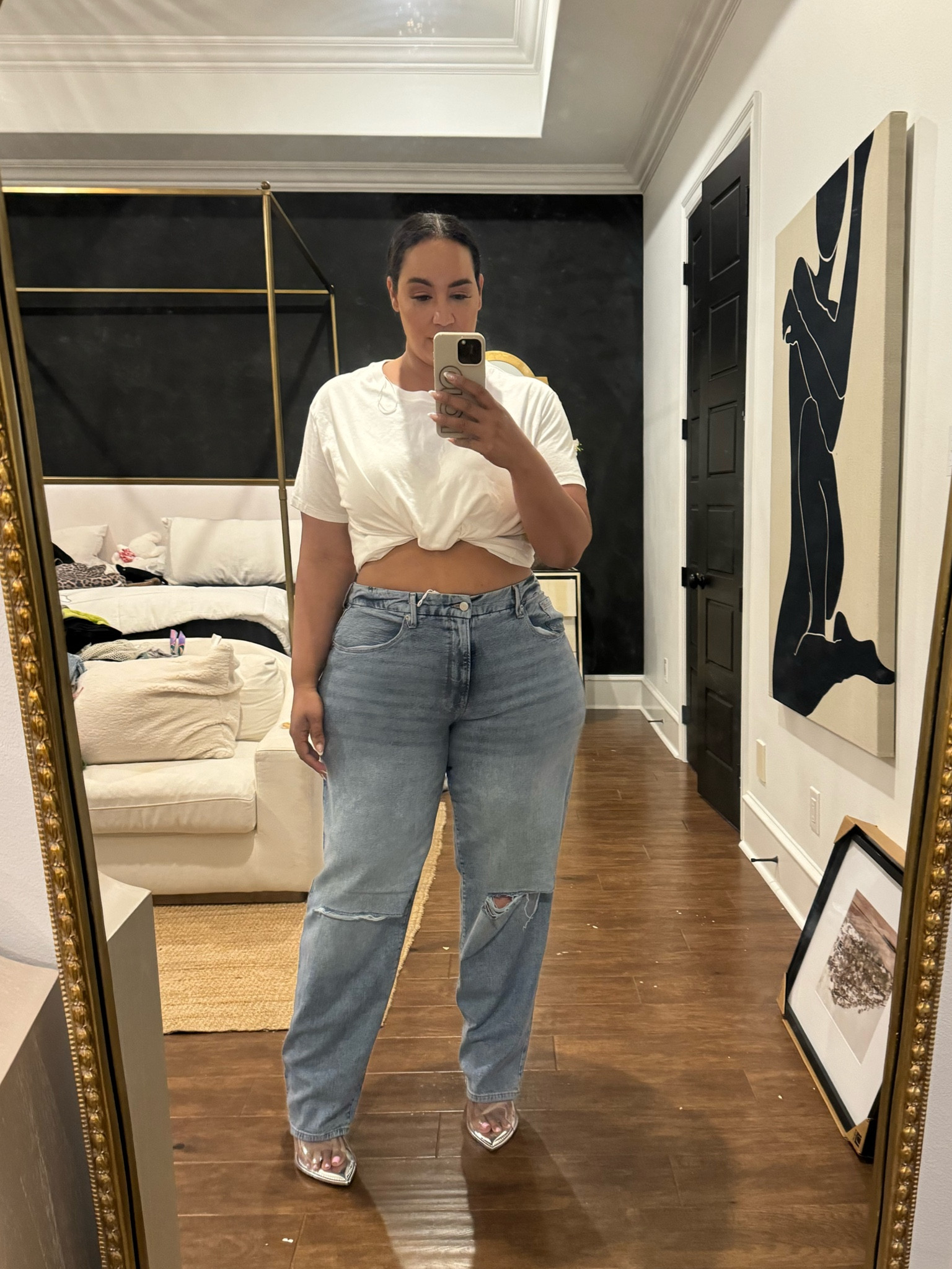 Also love these jeans and they are on sale! Wearing the 15 in these also. These are the Good American 90’s relaxed jeans 

#LTKSaleAlert #LTKxNSale #LTKPlusSize