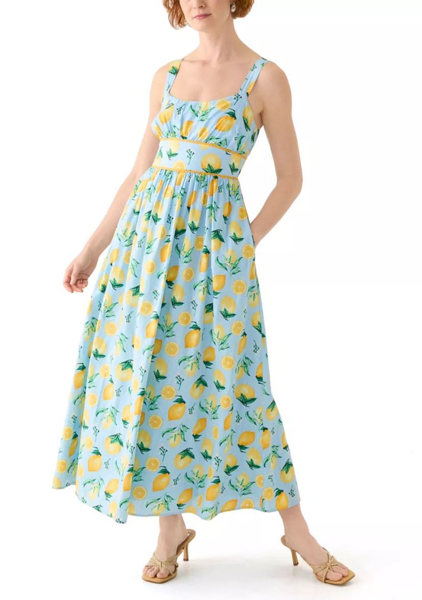 Women's Fruit Printed Scoop Neck Dress | Belk