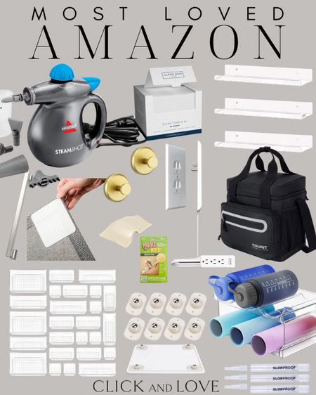 Amazon most loved finds 🖤 This Bissell steamer is a must for Spring cleaning! 

Bissell, bissell steamer, steam cleaner, face towels, acrylic shelves, paint pens, rug gripper, appliance sliders, water bottle storage , acrylic containers, organization finds, quake hold, suction cup hooks, towel hook, hardware, cabinet handles, drawer handles, organized home, outlet cover, sleek socket, insulated backpack,  Amazon, amazon home decor finds , Amazon home, Amazon must haves, Amazon finds, amazon favorites, Amazon home decor #amazon #amazonhome

#LTKfindsunder50 #LTKstyletip #LTKhome