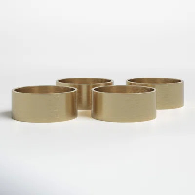 Brass Round Napkin Rings | Wayfair Professional