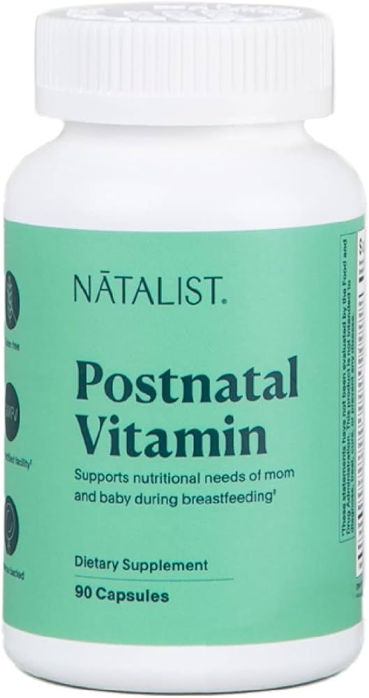 NATALIST Postnatal Vitamin Postpartum Essentials for Women - Mom & Baby Multivitamin & Breastfeed... | Amazon (US)