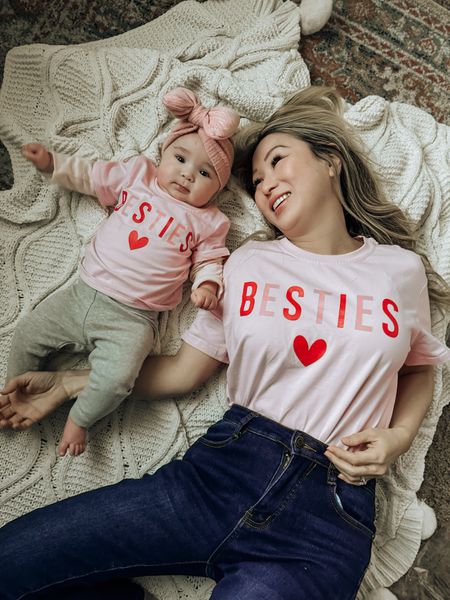 Mommy and me bestie t-shirts 

#LTKbaby #LTKfindsunder50 #LTKfamily