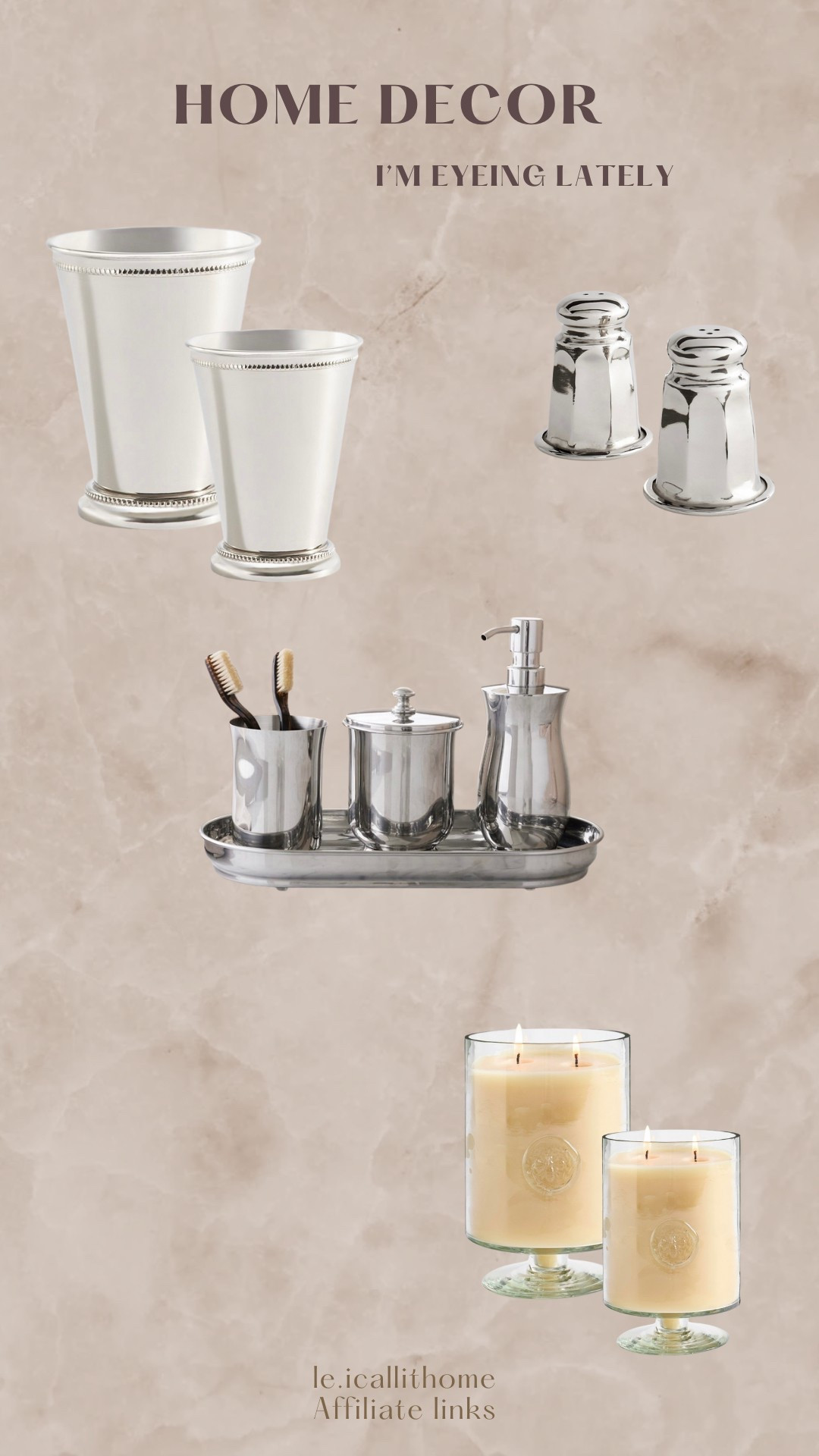 Silver touches & home decor I’m loving 🩶✨

#LTKWatchNow #LTKHome #LTKStyleTip