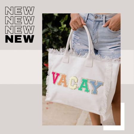 NEW Vacay tote bag 

Summer tote, vacation tote, travel gift guide, vacay bag, bff gift, summer vacation 

#LTKSeasonal #LTKtravel #LTKunder100