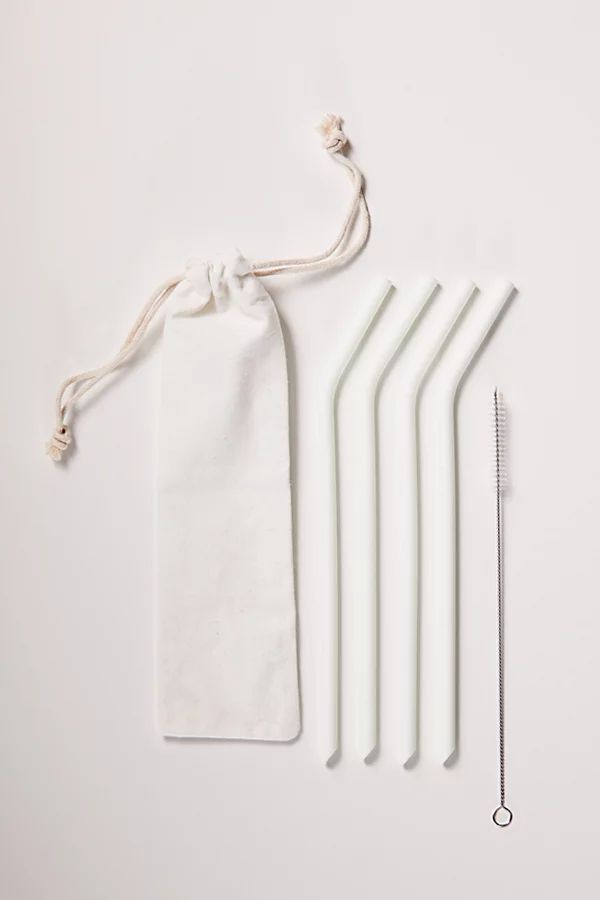 Silicone Reusable Straw Set | Urban Outfitters (US and RoW)