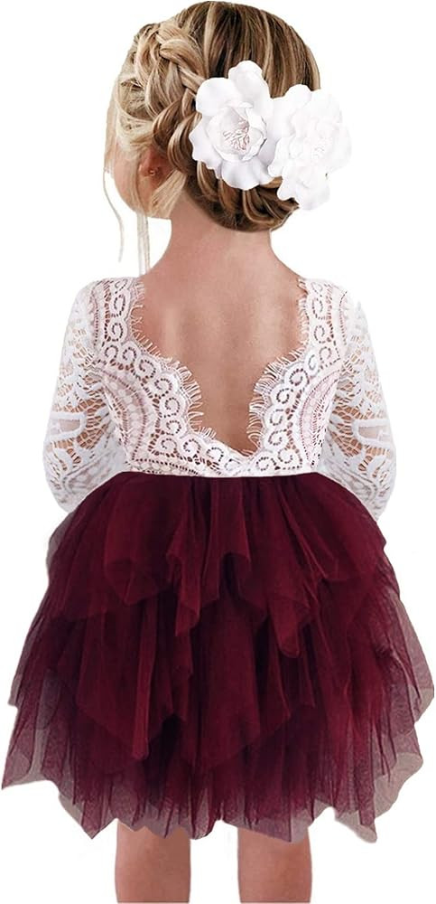Lace Tiered Tute Tulle Dress | Amazon (US)