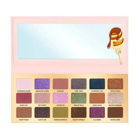 Too Faced Maple Syrup Pancakes Eye Shadow Palette 18 Limited Edition Shades | Walmart (US)