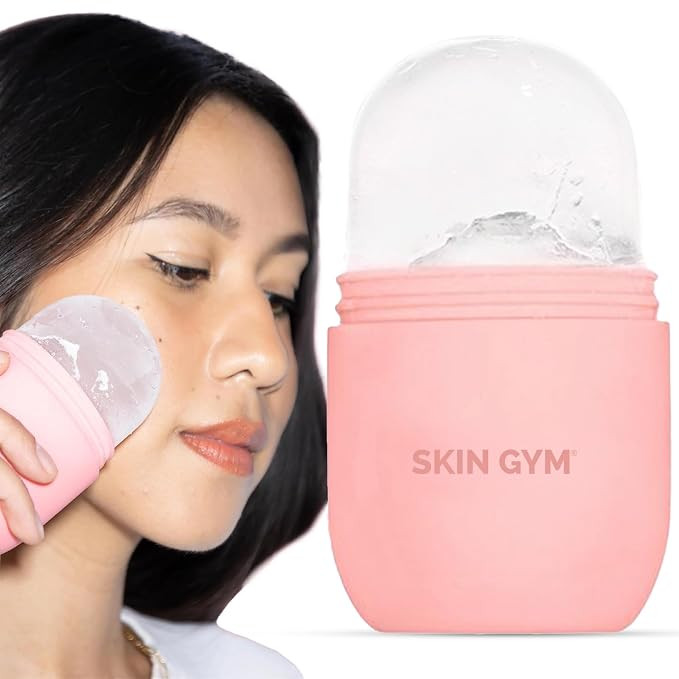 SKIN GYM Cryo Ice Roller for Face & Neck for Glowing Complexion - Pink | Amazon (US)