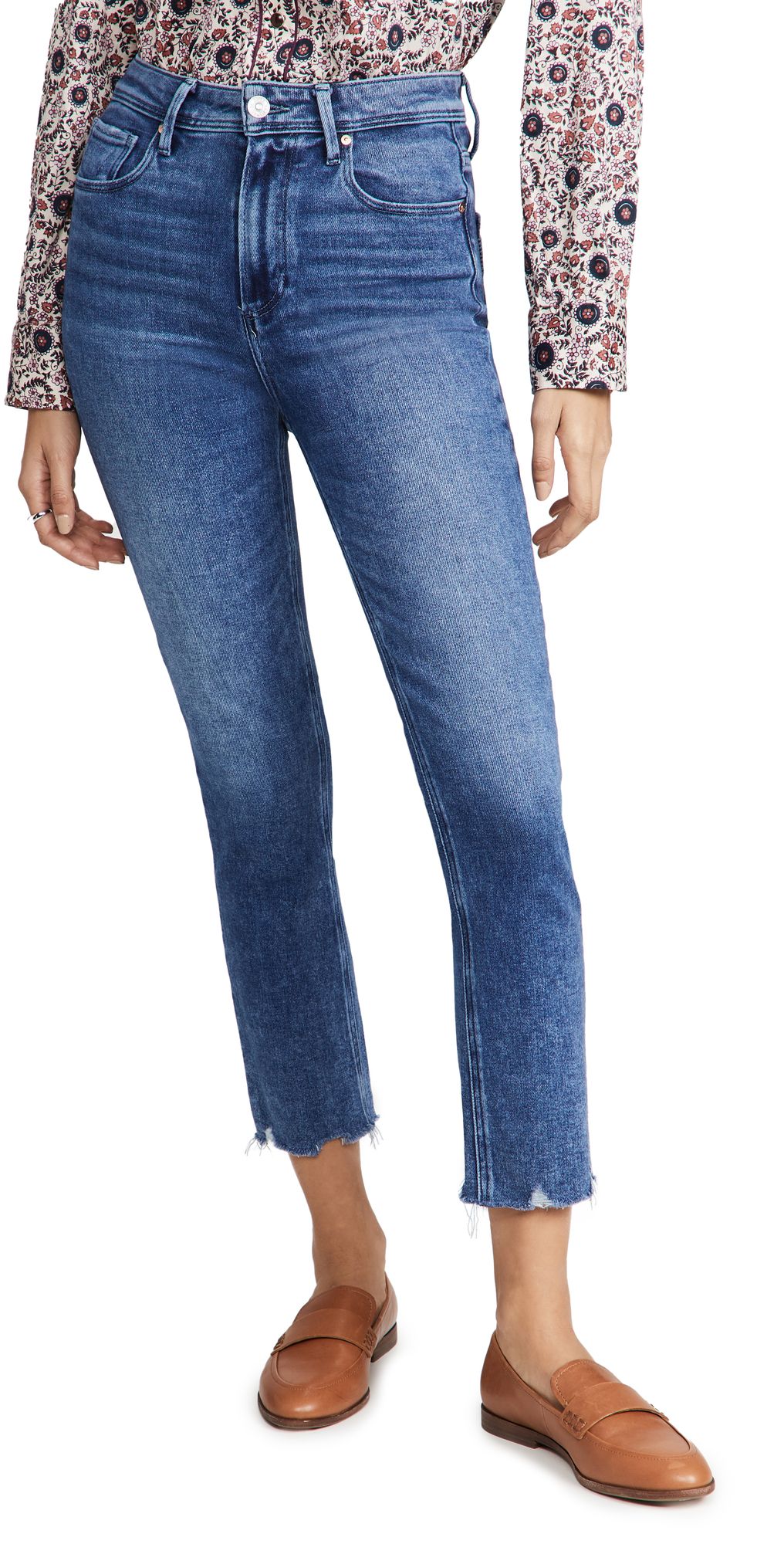 PAIGE Sarah Slim Crop Jeans | Shopbop