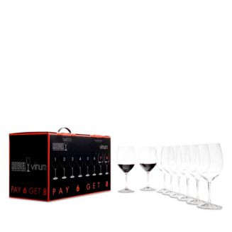 Riedel Vinum Cabernet Glasses, Buy 6 Get 8  | Bloomingdale's | Bloomingdale's (US)