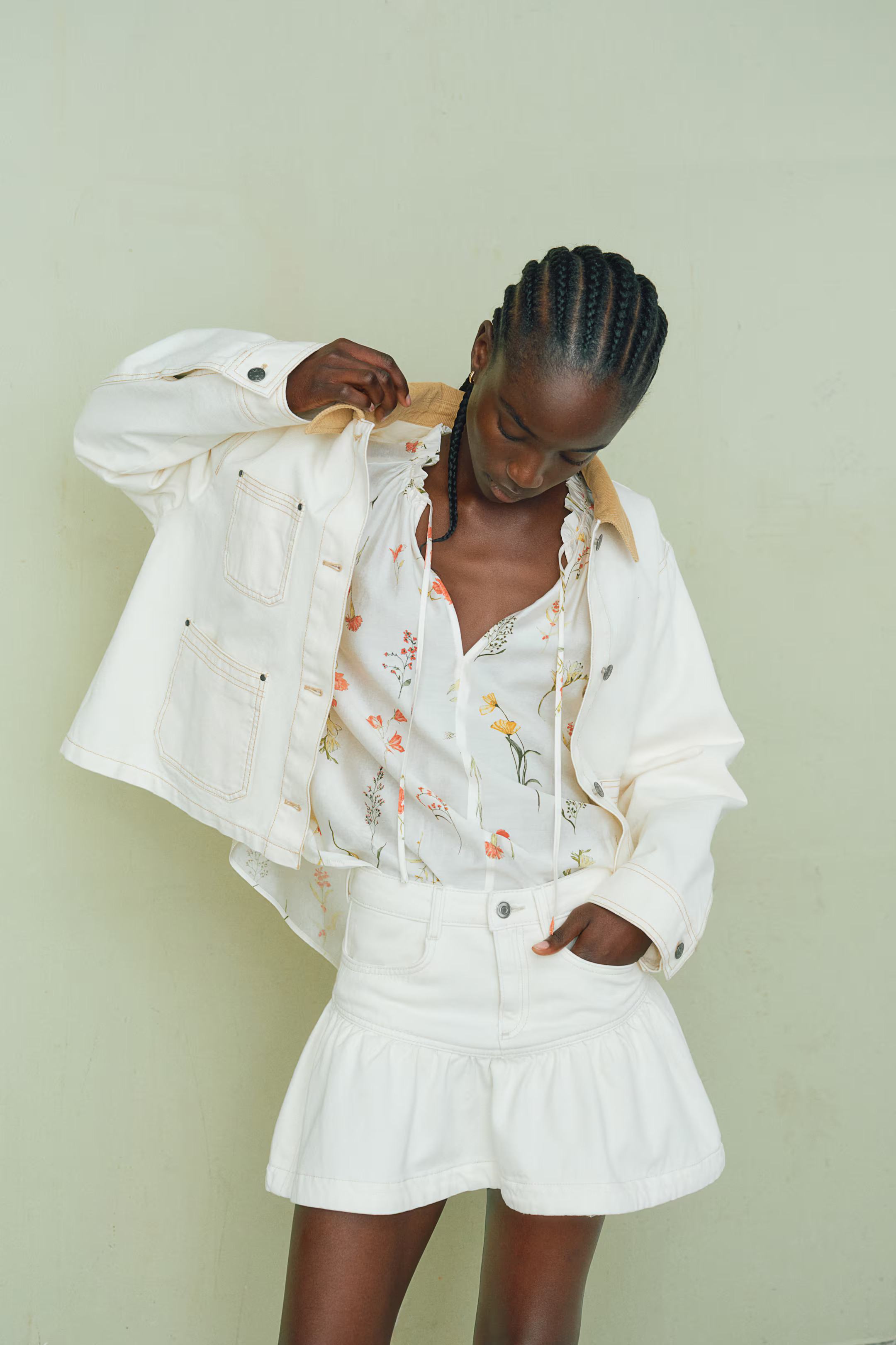 Oversized Tie-Neck Blouse | H&M (US + CA)