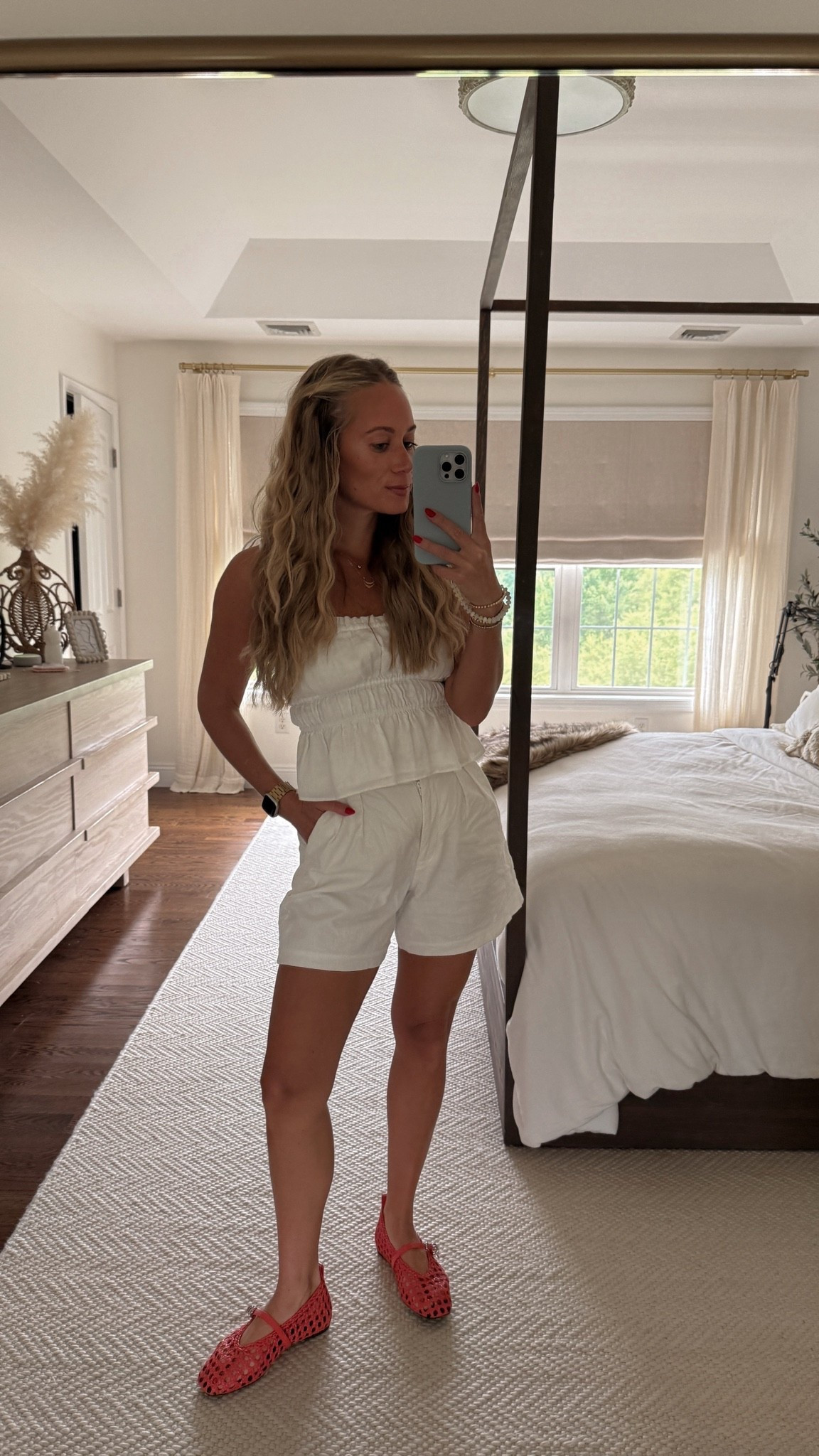 Elevated essentials OOTD ✨ @Aritzia Lodge shorts and cami! 

Summer outfits, New England fashion, elevated fashion, linen sets, linen shorts

#LTKootd #LTKSeasonal