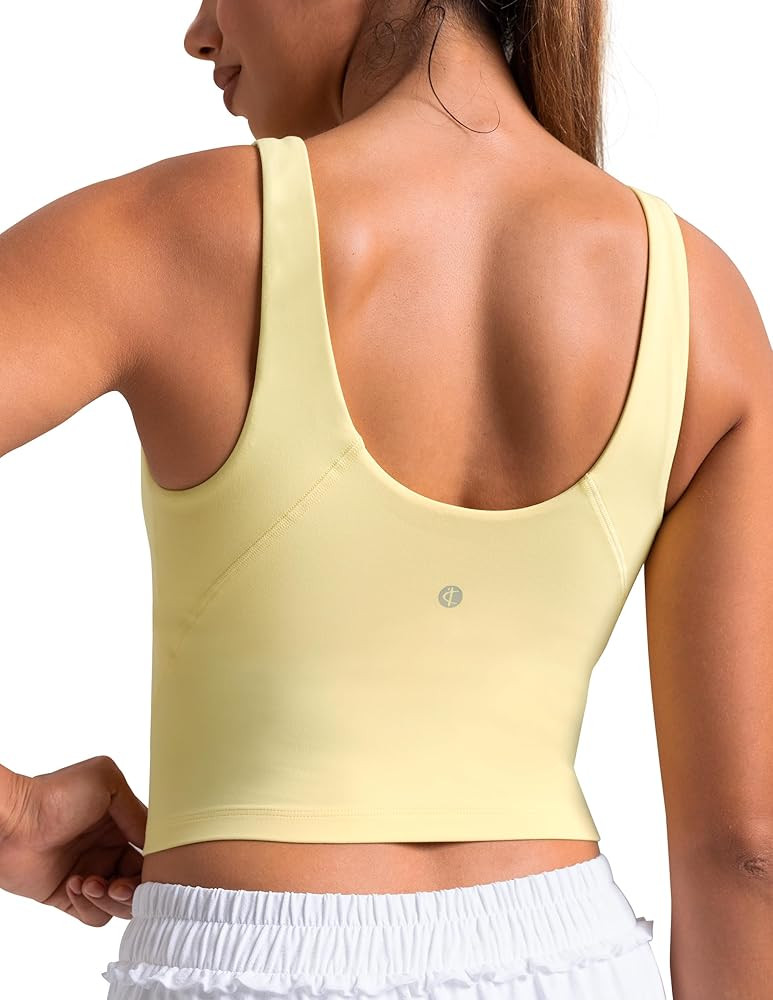 Colorfulkoala Dreamlux Womens Padded Sports Bra High Neck U-Back Yoga Running Workout Athletic Ta... | Amazon (US)