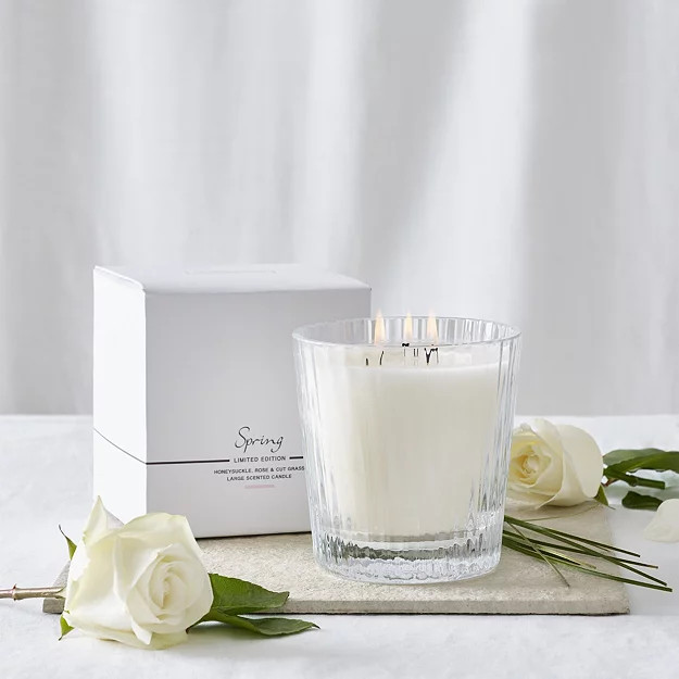 Spring Large Candle | The White Company UK & ROW