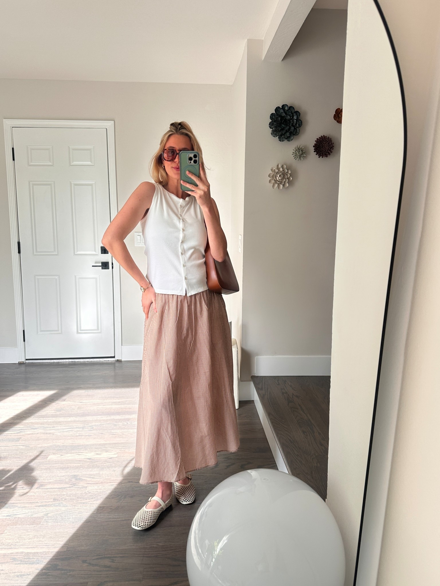 Gingham skirt + button up white tank! Mary Jane styles + spring days

#LTKSaleAlert #LTKootd #LTKgrwm