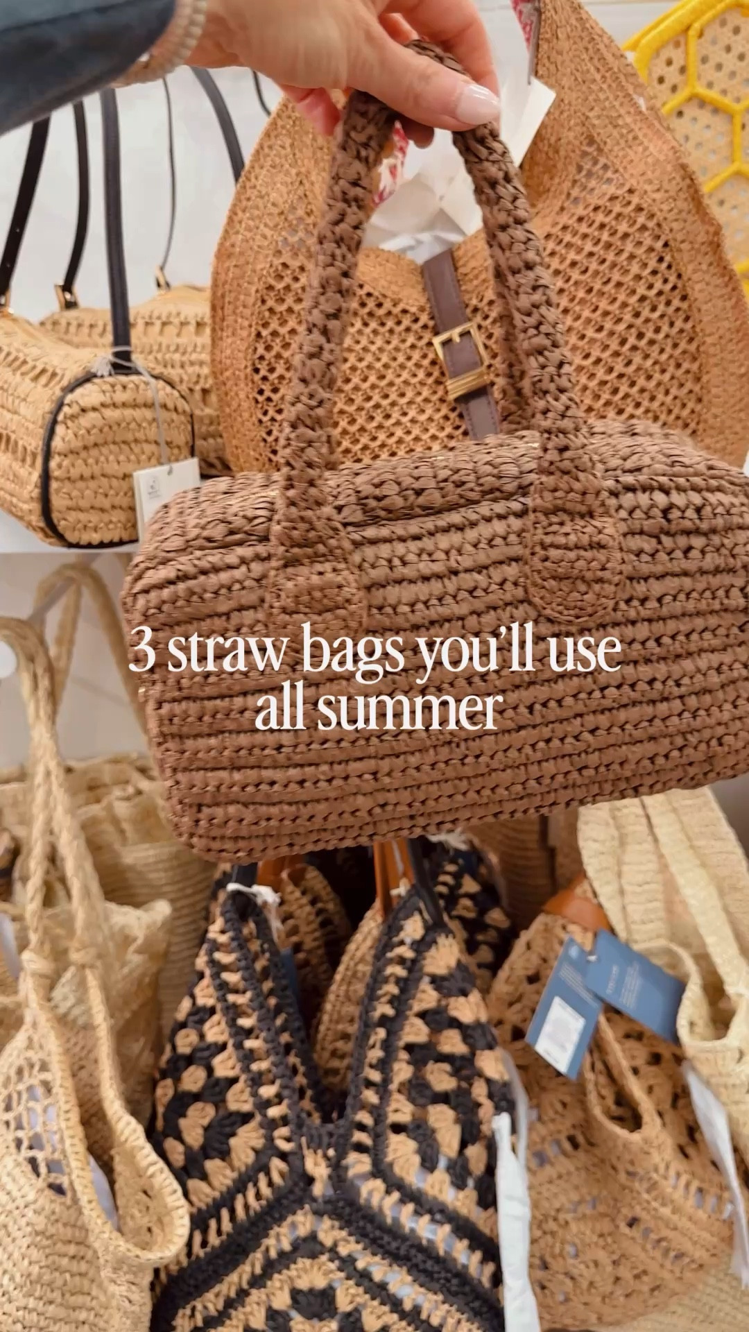 3 bags for every summer plan. ☀️👜

A tote for beach/pool days, a go-to for everyday, and one for a casual day date or night out. If you’re building your summer lineup, start here. 👆

Which one are you grabbing? 👀

#LTKgrwm #LTKTravel #LTKootd