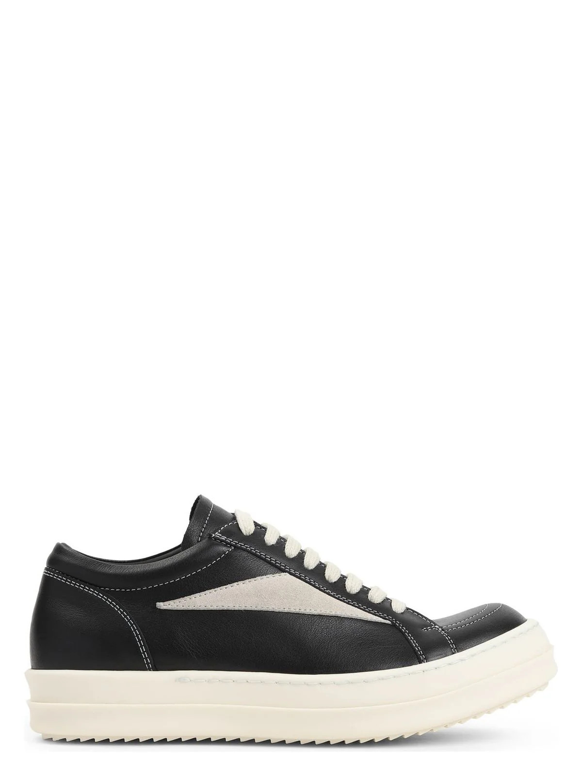 Rick Owens Women's Vintage Sneakers in Black | Size 39+ | RP01E7888LCOLVS Color 911 | LOZURI