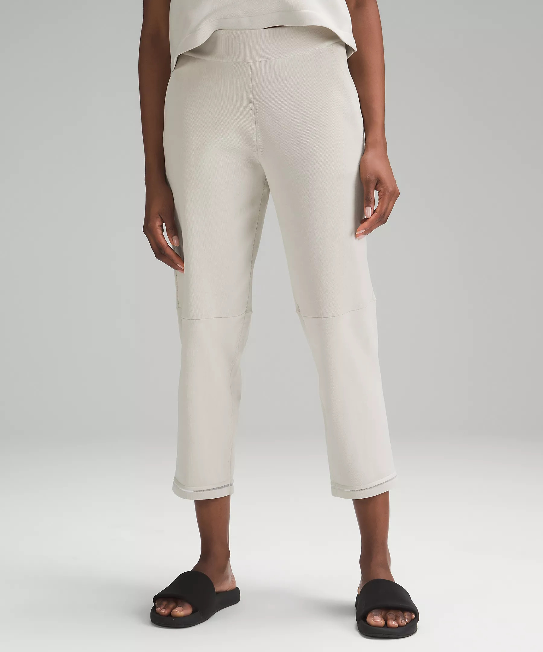 Relaxed-Fit High-Rise Knit Cropped Pants 24" | lululemon (CA)
