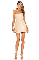 Bronx and Banco Maraya Corset Mini Dress in Nude from Revolve.com | Revolve Clothing (Global)