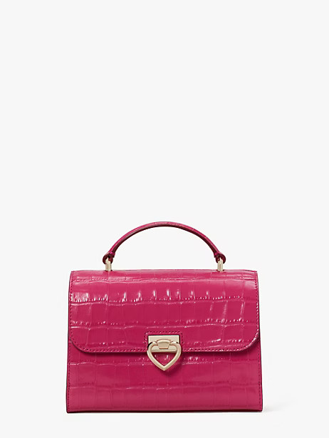 lovitt croc-embossed small top-handle bag | Kate Spade (US)