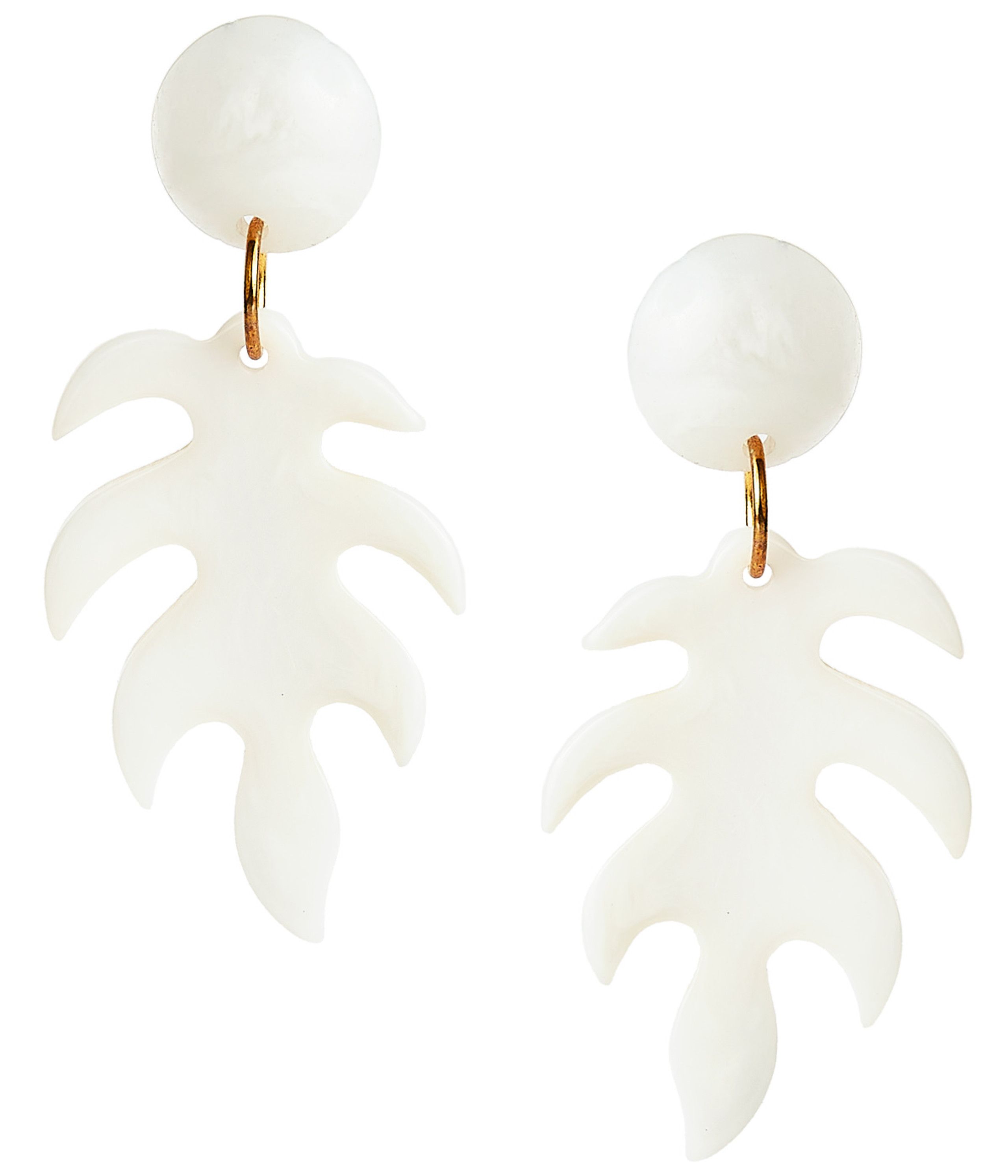 Palm Leaf- Acrylic Earrings | Lisi Lerch Inc