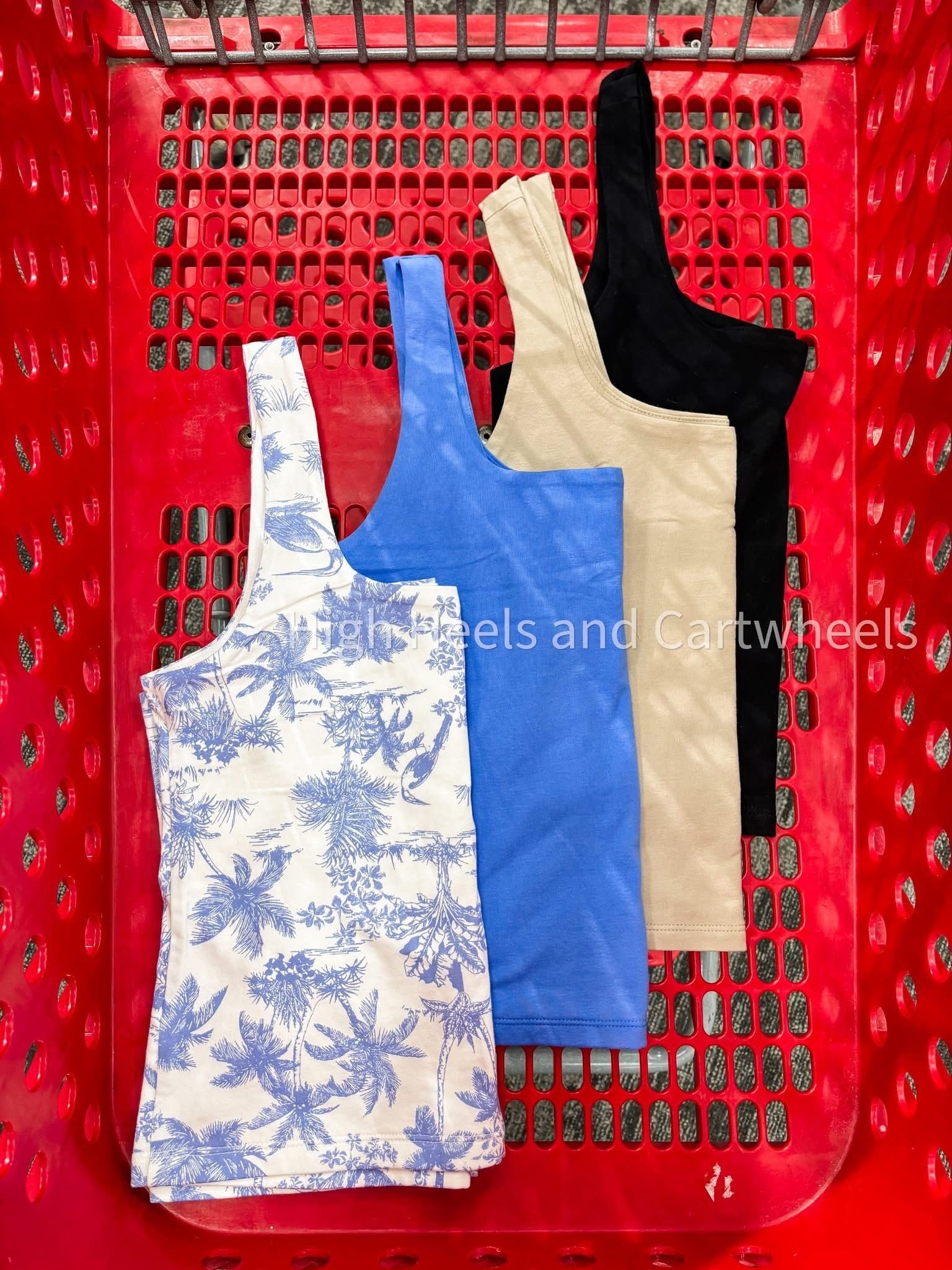 Adorable tanks from Targ! Love the square neckline.