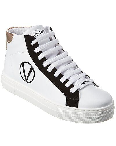 Valentino by Mario Valentino Petra Leather High-Top Sneaker | Gilt