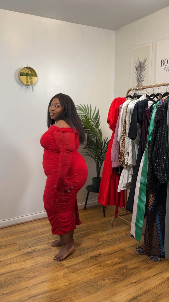 Need a confidence boost? Something about this red ruched dress, and what it gave….would this be an option for you for date night?! 

#LTKPlusSize #LTKFindsUnder50 #LTKSaleAlert