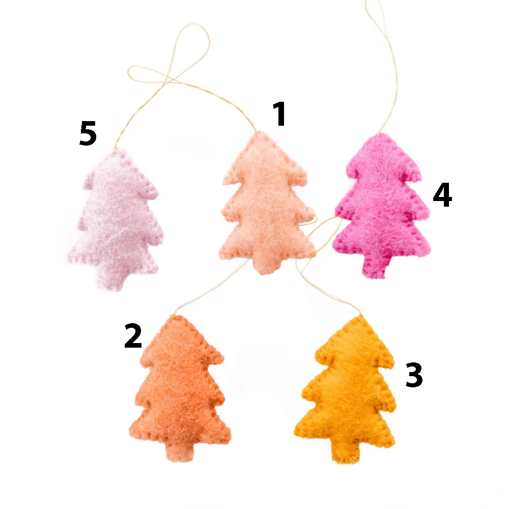 Magic Forest Wool Felt Ornament - 5 Color Options | Shop Sweet Lulu