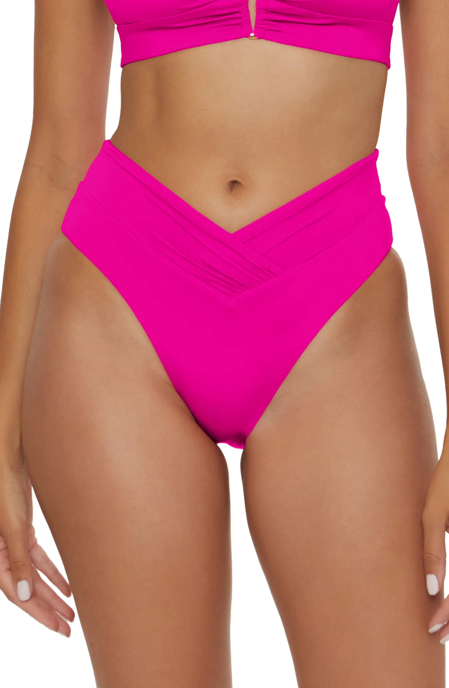 Color Code High Waist Bikini Bottoms | Nordstrom