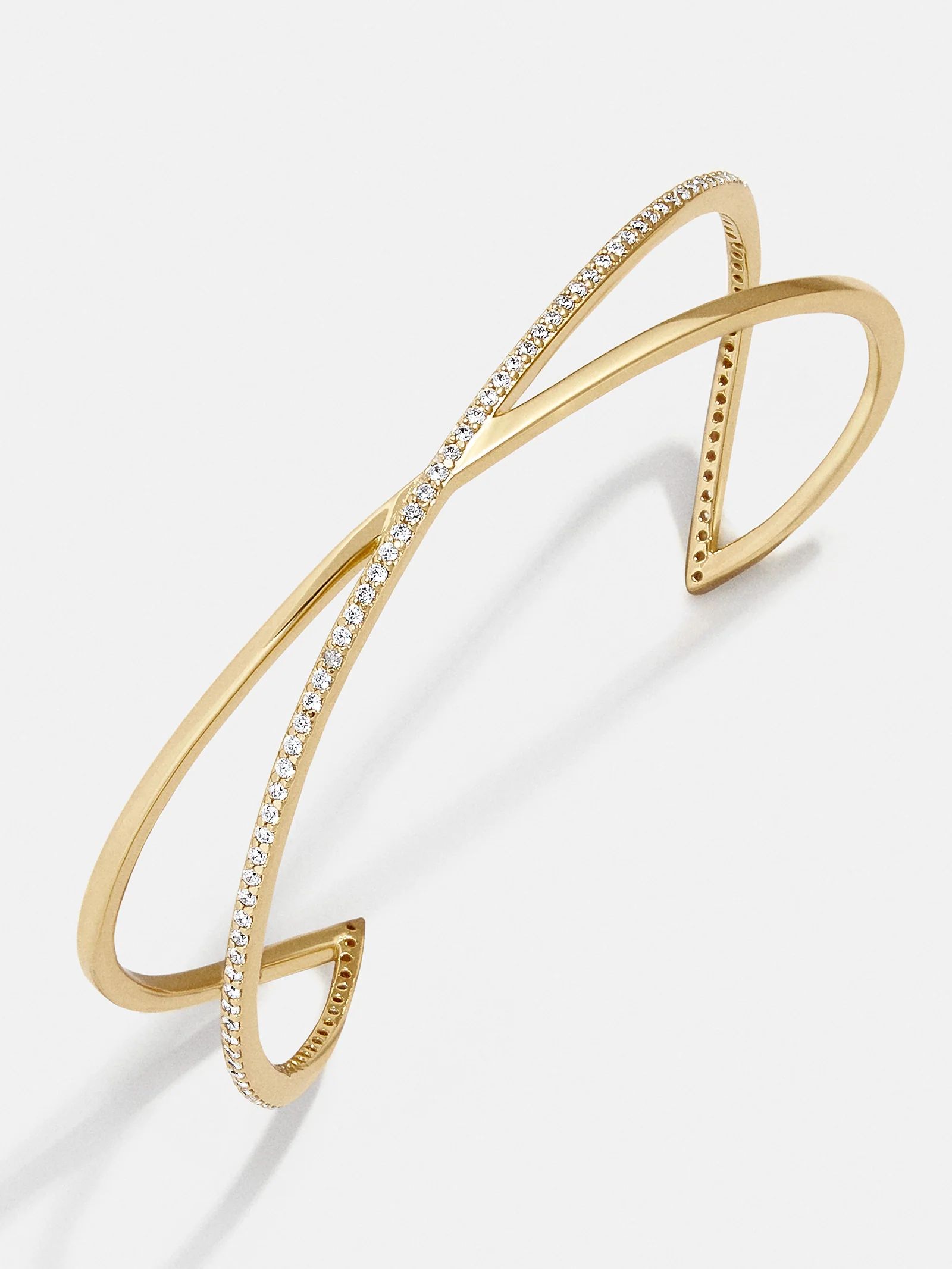 Shayla 18K Gold Cuff Bracelet - Gold | BaubleBar (US)