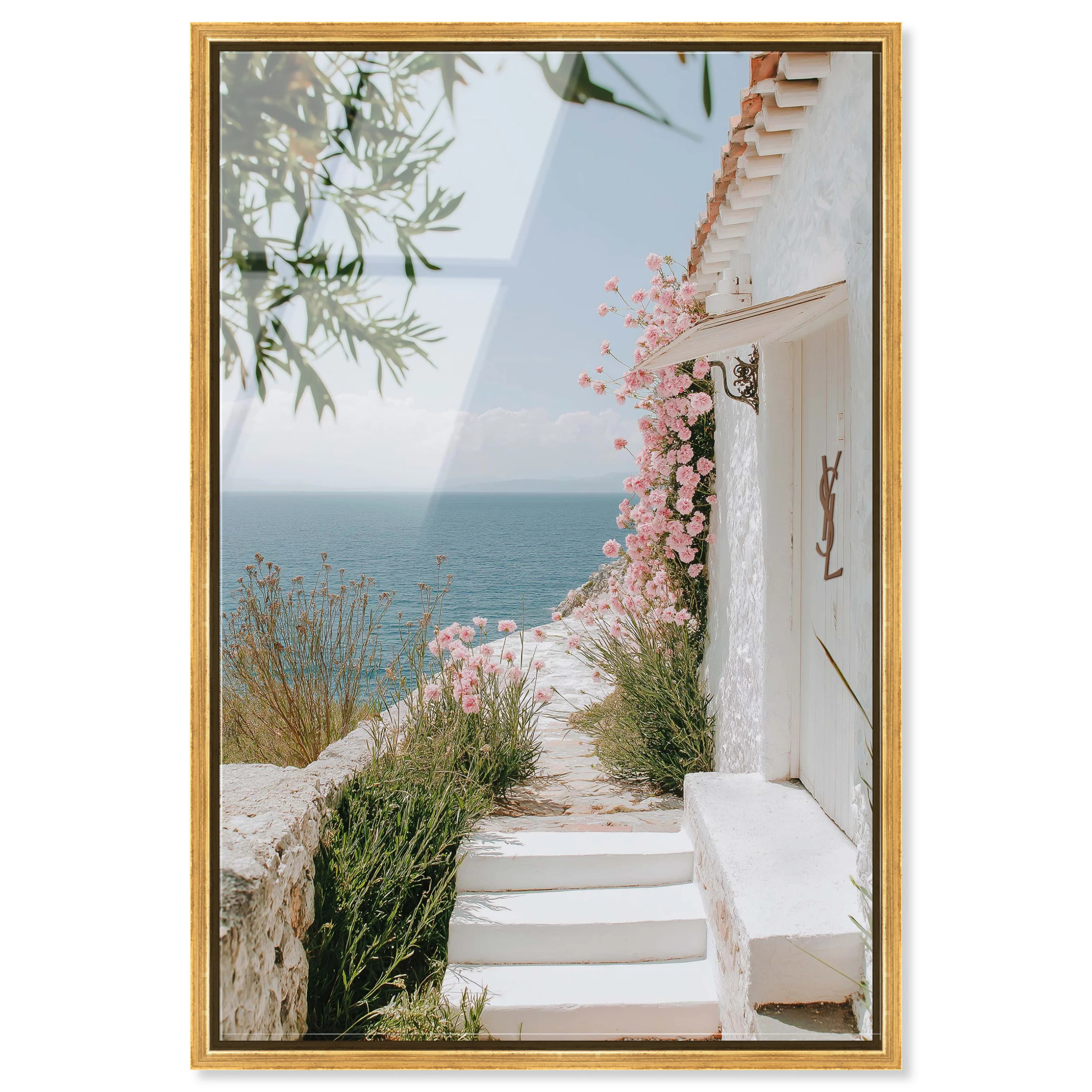 The Holiday Aisle® Glamorous Rosebay Hideaway Acrylic Print Coastal Glam Art by Notoriart, Ready to Hang, 15"H x 10"W | Wayfair | Wayfair North America