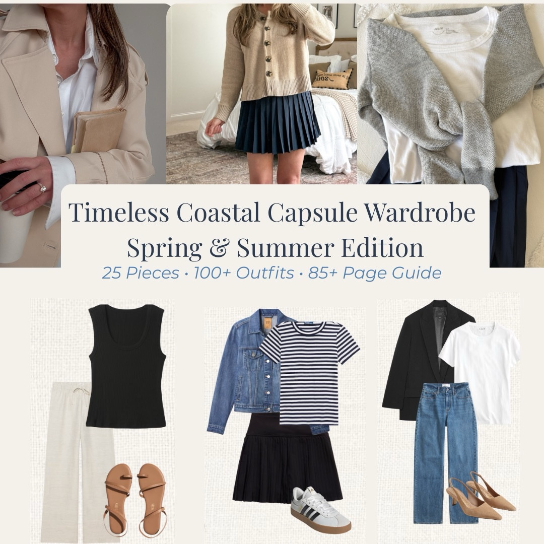 The guide to fewer clothes and better outfits 🤍
My Spring & Summer Capsule Wardrobe is live — 20 timeless pieces, styled 50+ ways to make mornings lighter and dressing easier.

If you love classic, feminine style that actually fits real life (school drop-offs, coffee runs, date nights), this one’s for you.


#CapsuleWardrobeGuide #SpringStyleInspo #SummerOutfits #ClassicStyle #LTKSeasonalStyle #MinimalWardrobe #SimplifyYourCloset #EtsyFinds

#

#LTKootd #LTKSaleAlert #LTKmomlife
