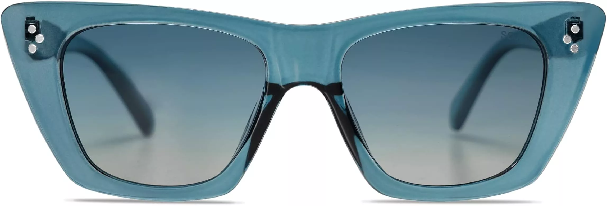 SOJOS Retro Trendy Cat Eye Polarized Sunglasses for Women Cute Stylish  UV400 Sunnies SJ2199