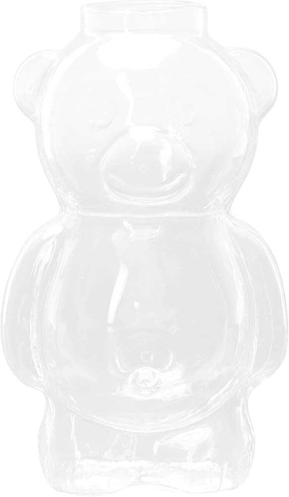 PRETYZOOM Cute Bear Cocktail Glass Transparent Bear Shaped Drinking Glasses for Wine Juice and Cr... | Amazon (US)