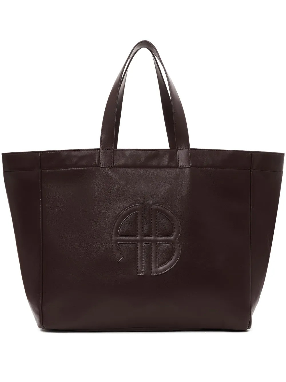 large Rio logo-plaque leather tote bag | Farfetch Global