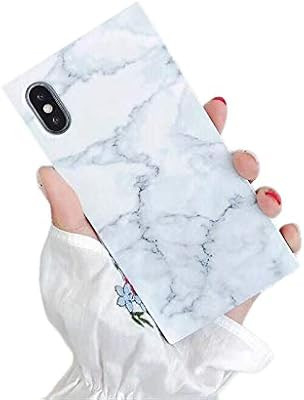 Cocomii Square Marble iPhone XR Case, Slim Thin Glossy Soft Flexible TPU Silicone Rubber Gel Trun... | Amazon (US)