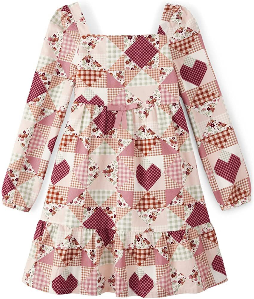 Gymboree girls Long Sleeve Woven Casual Dresses | Amazon (US)