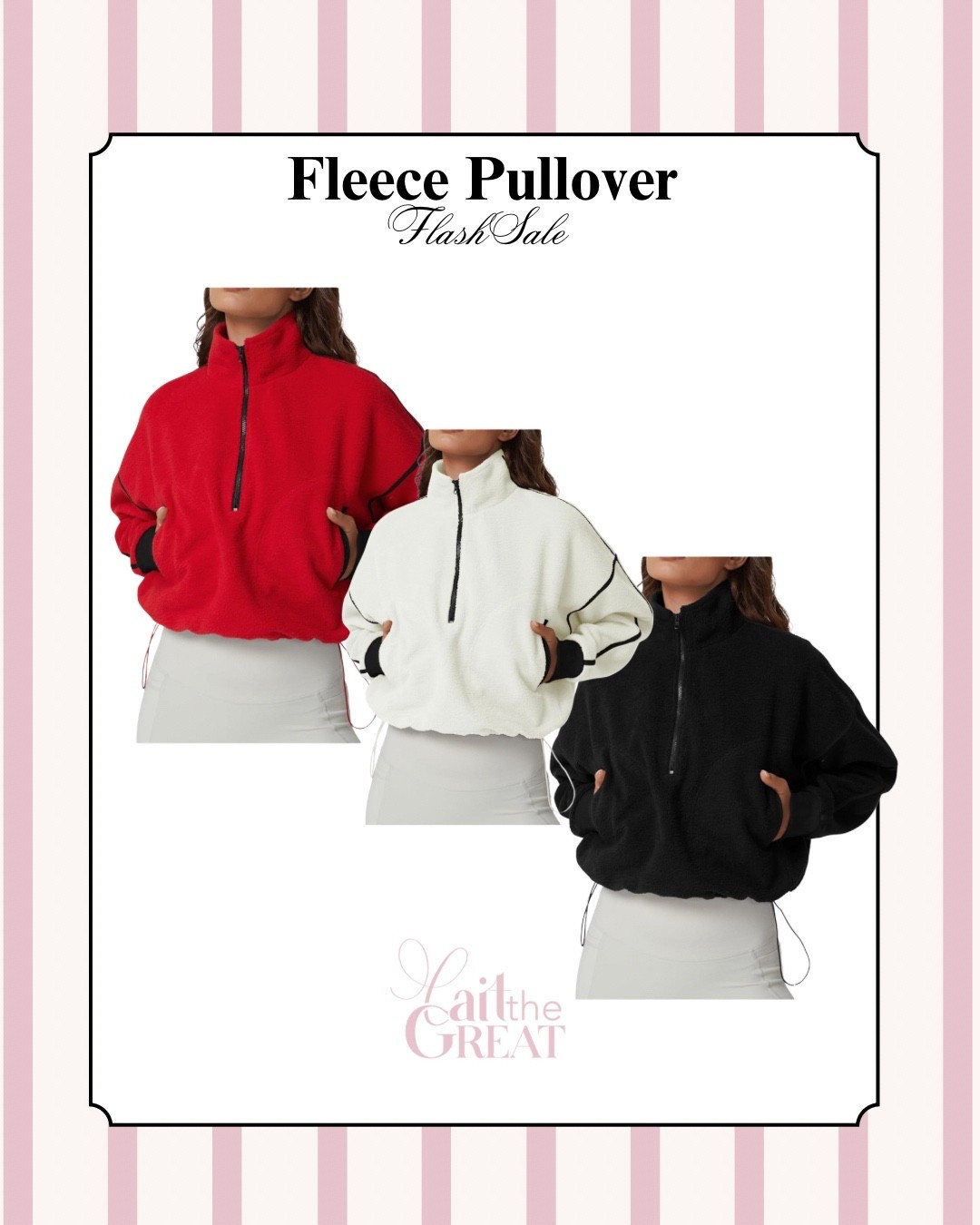 The fleece pullover i just got is now on Sale! 

#LTKActive