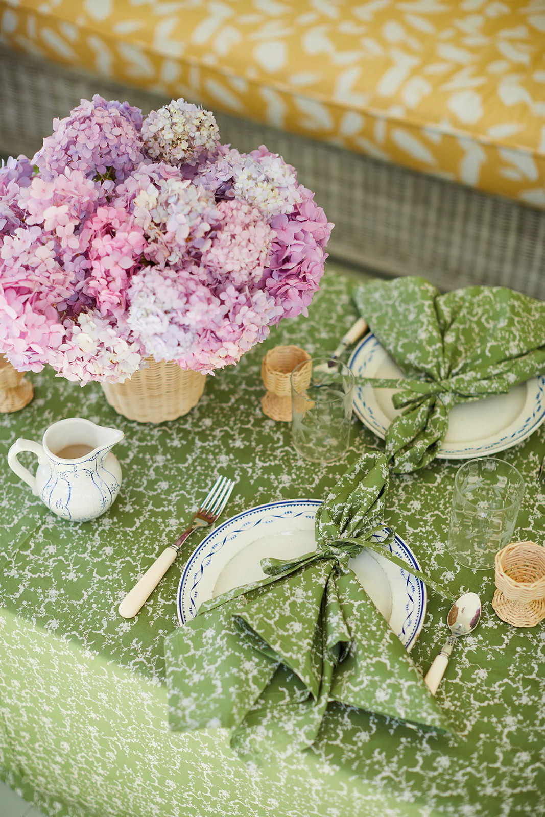 Green Liesel Tablecloth | Parterre