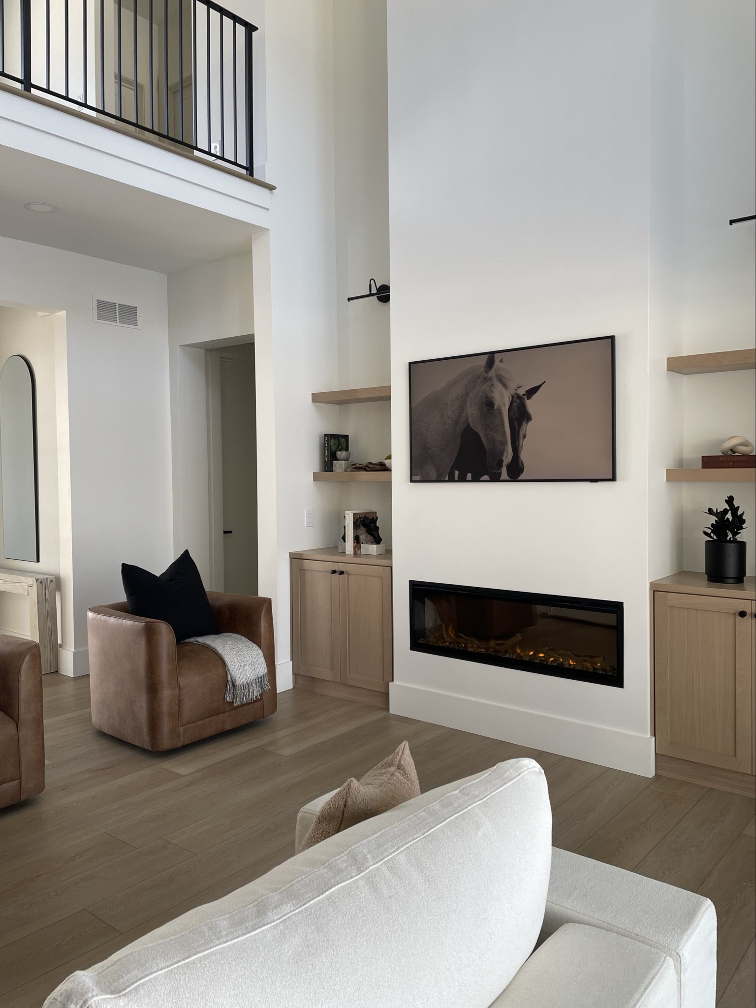 Living room furniture, decor, and shelf styling sources 🤎🖤🤍

#LTKstyletip #LTKhome #LTKfindsunder100