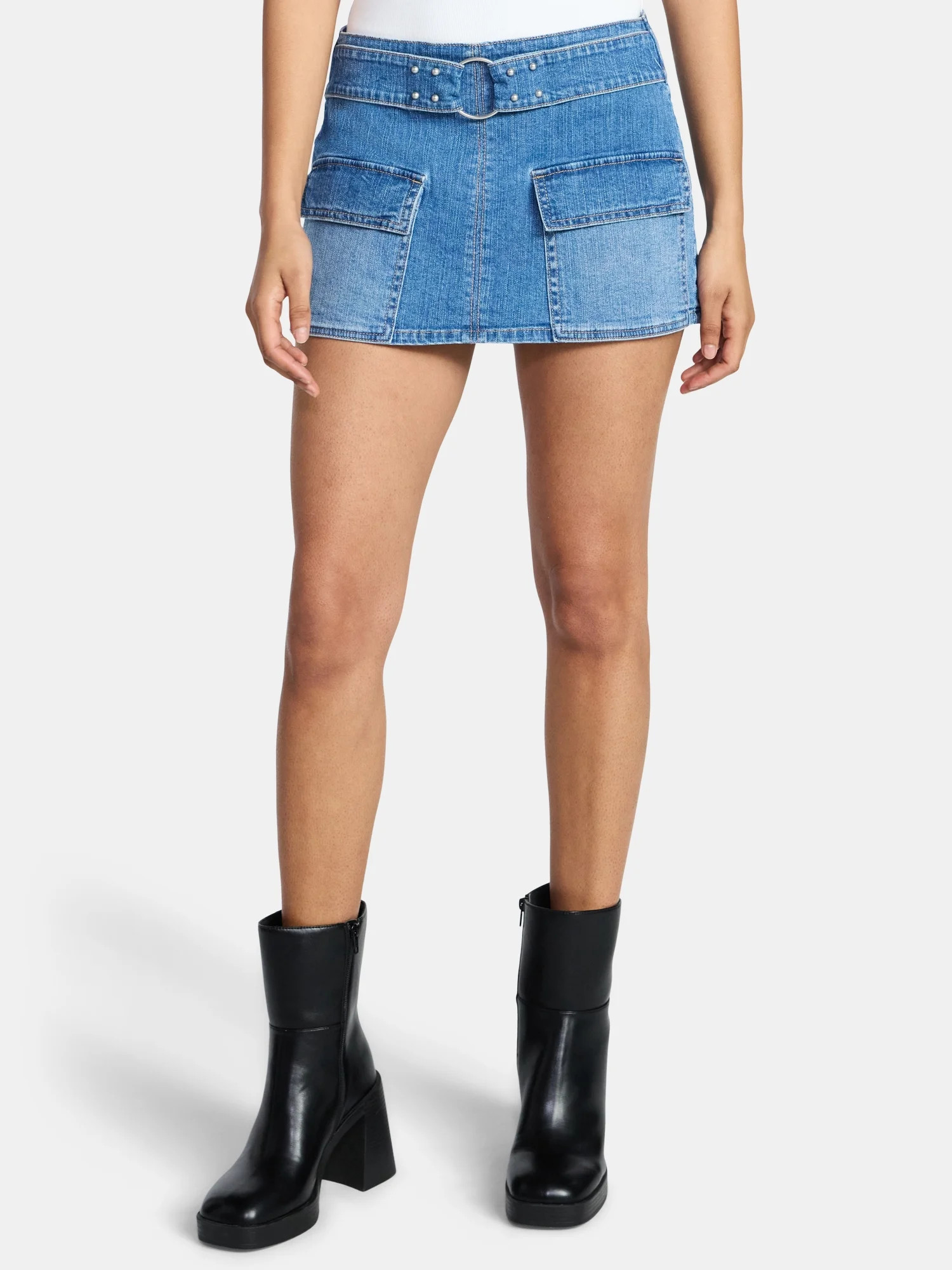 Madden NYC Women's Buckle Skort | Walmart (US)