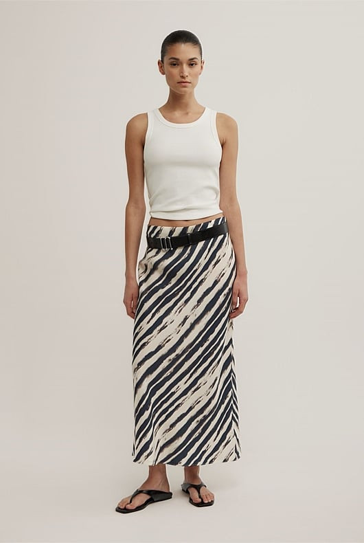 Bias Cupro Skirt | Witchery (AU)