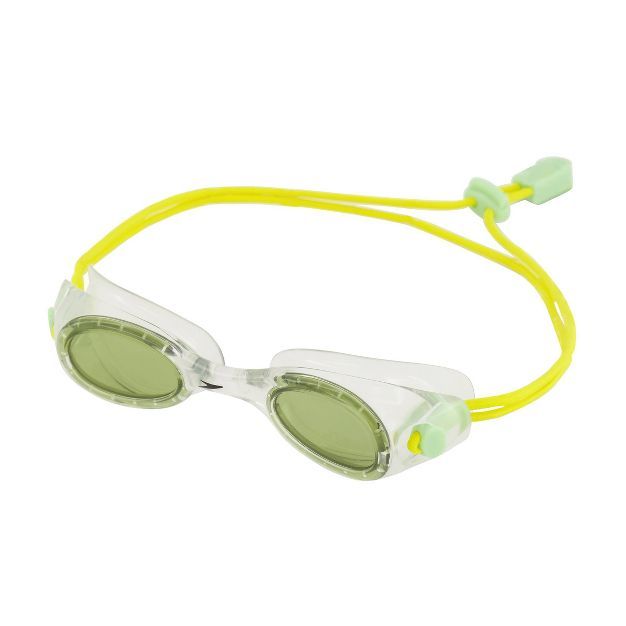 Speedo Kids' Glide Goggles - Clear/Emerald | Target