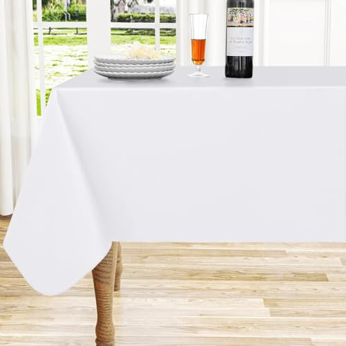 homing Rectangle Vinyl Tablecloth, Waterproof Spillproof Plastic Flannel Backed Table Cloth, Wipe... | Amazon (US)